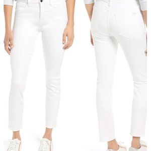 jen 7 NWT white skinny jeans